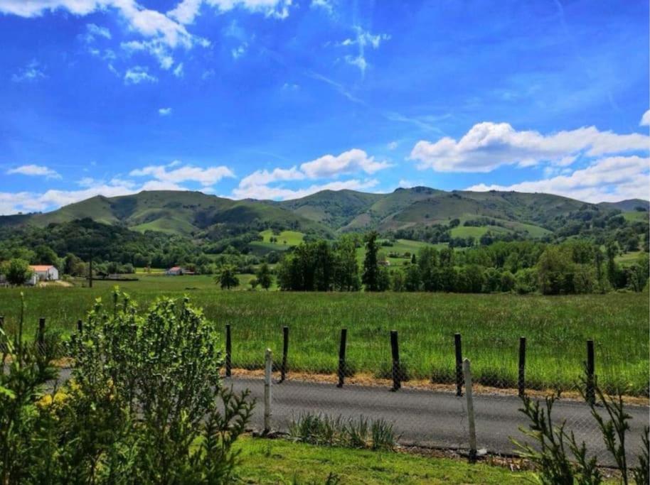 Maison Familiale Pays Basque Ahaxe-Alciette-Bascassan Bagian luar foto