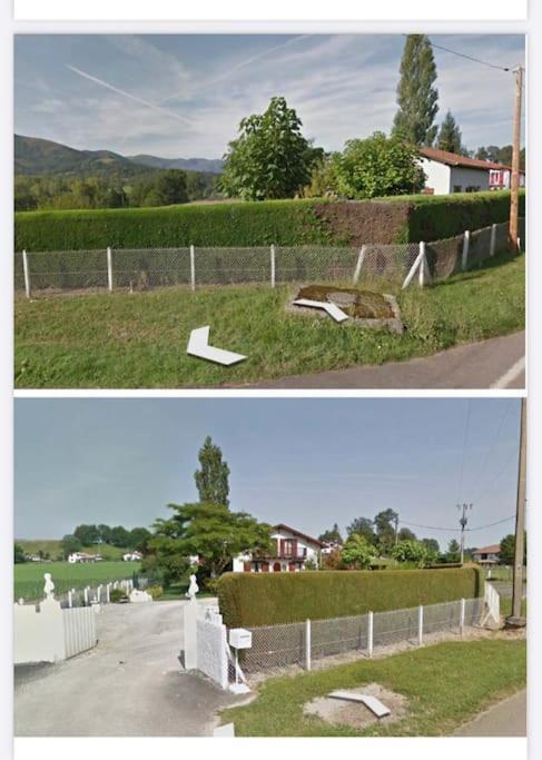 Maison Familiale Pays Basque Ahaxe-Alciette-Bascassan Bagian luar foto